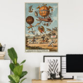 Poster aviation d'Imaginaire (Bureau à domicile)