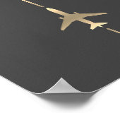 Poster Aviation minimale (Coin)