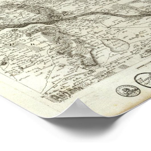 Poster Avignon, Orange (Coin)