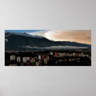 Poster Avila au coucher du soleil