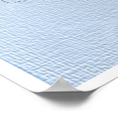 Poster Avion à réaction dans les nuages (Coin)