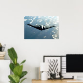 Poster Avion B-2 Spirit (Bureau à domicile)