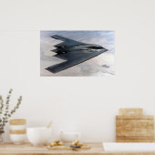 Poster Avion B-2 Spirit (Cuisine)