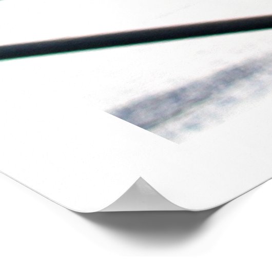 Poster Avion congelé (Coin)