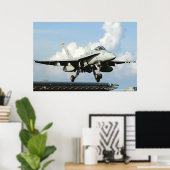 POSTER AVION D'ARGENT (Bureau à domicile)