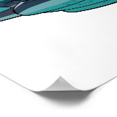 Poster Avion de caricature (Coin)