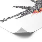 Poster Avion de chasse F18 Hornet - statique (Coin)