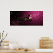 Poster Avion de chasse rétro (Cuisine)