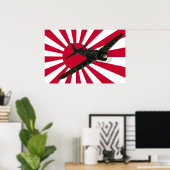 Poster Avion de chasse zéro (Bureau à domicile)