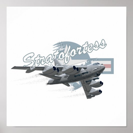 Poster Avion de dessin (Devant)