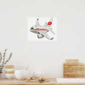 Poster Avion de dessin (Cuisine)