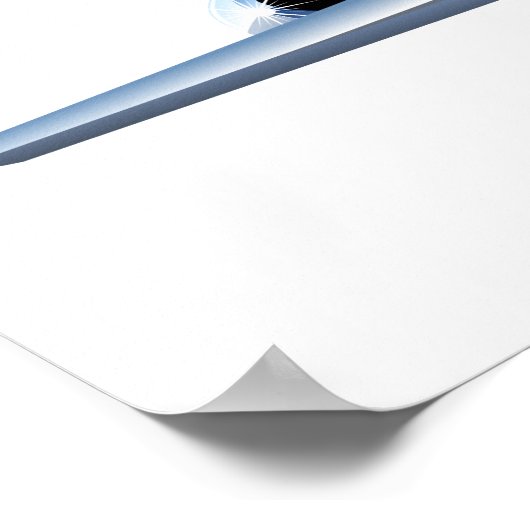 Poster Avion de dessin (Coin)