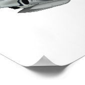 Poster Avion de dessin (Coin)