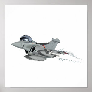 Poster Avion de dessin