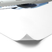 Poster Avion de dessin (Coin)