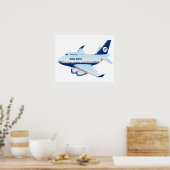Poster Avion de dessin (Cuisine)