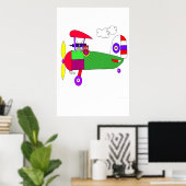 Poster AVION DE LA Première GUERRE MONDIALE (Bureau à domicile)