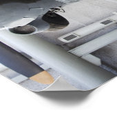 Poster avion de transport C-47 Dakota de la Seconde Guerr (Coin)