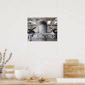 Poster avion de transport C-47 Dakota de la Seconde Guerr (Cuisine)