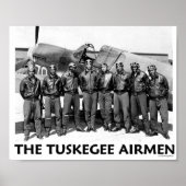 Poster Avion de Tuskegee (Devant)