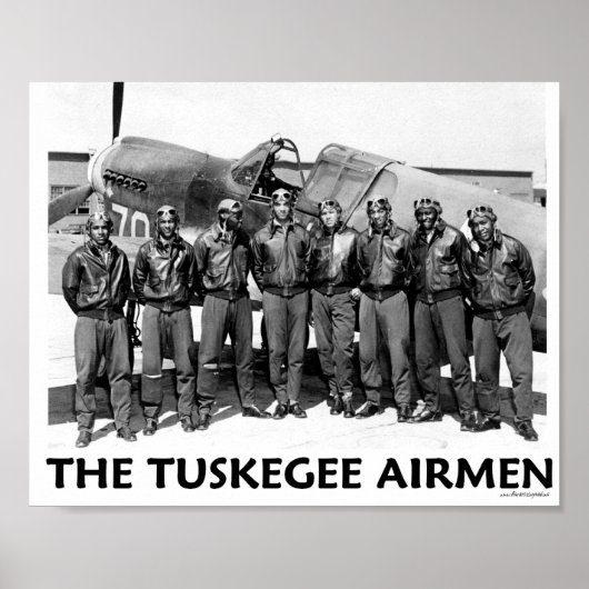 Poster Avion de Tuskegee (Devant)