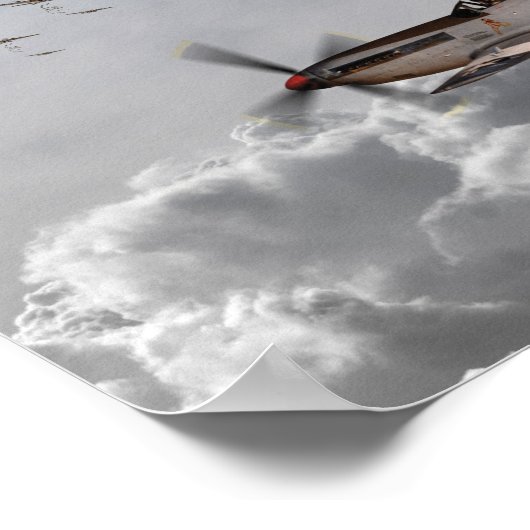 Poster Avion de Tuskegee (Coin)