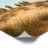 Poster Avion des frères Wright au-dessus de Kitty Hawk (Coin)