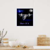 Poster Avion d'espionnage militaire Sr-71 (Cuisine)