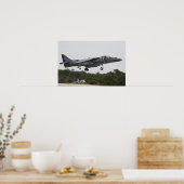 Poster Avion Harrier II AV-8B (Cuisine)