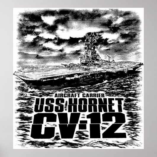 Poster Avion Hornet (Devant)