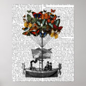 Poster Avion papillon (Devant)