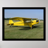 Poster Avion peu jaune (Devant)