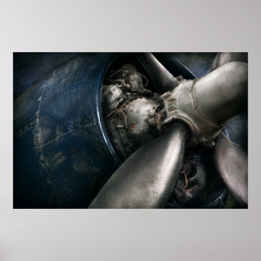 Poster Avion - Pilote - Prop - Vous êtes libre d'aller (Devant)