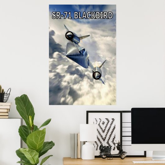 POSTER AVION-POSTER (Bureau à domicile)