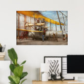 Poster Avion - Préparation pour un long vol 1919 (Bureau à domicile)
