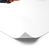 Poster Avion rétro de dessin (Coin)