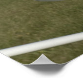 Poster Avion rouge et blanc (Coin)