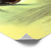 Poster Avion vintage (Coin)