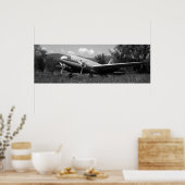 Poster Avion vintage (Cuisine)