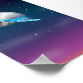 Poster Avion vintage (Coin)