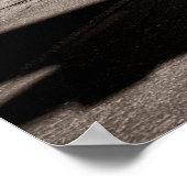 Poster Avion vintage sur piste (Coin)