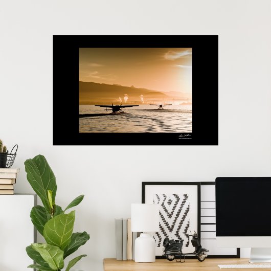 Poster Avions (Bureau à domicile)