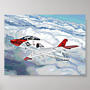 Poster Avions Bomber avion