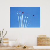 Poster Avions canadiens de snowbirds (Cuisine)