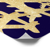 Poster Avions dorés / Voyage à thème aérien (Coin)