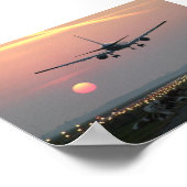 Poster Avions et vaches (Coin)