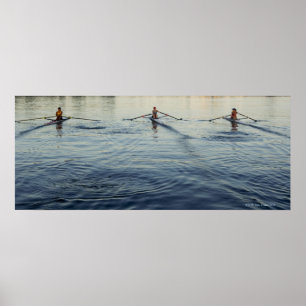 Poster Aviron de personnes
