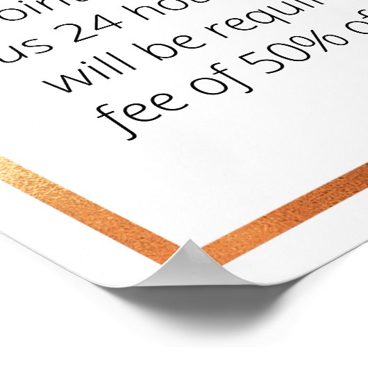 Poster Avis d'annulation (Coin)