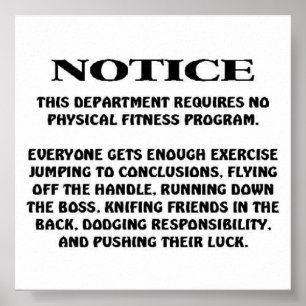 Poster Avis de poste