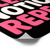 Poster Avis de somnolence de mangez Répéter le devis d'Hu (Coin)